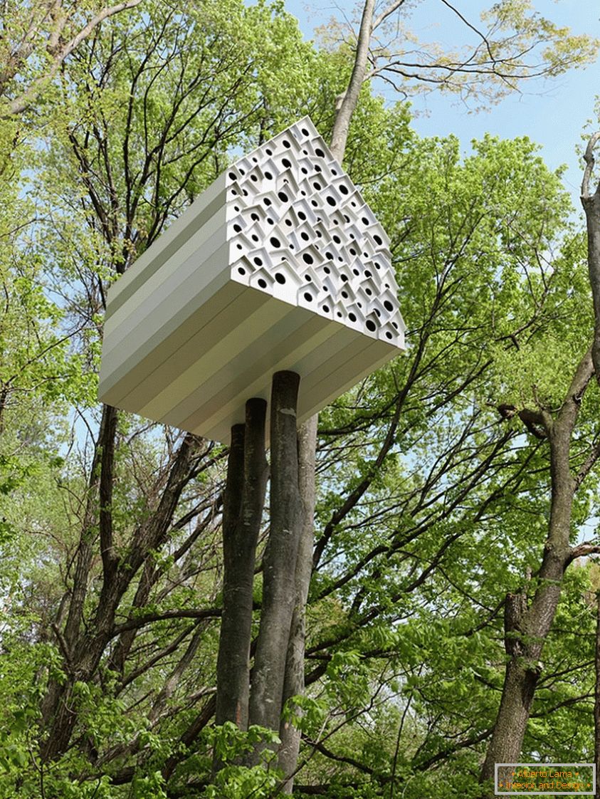 Baumhaus für Vögel und Menschen (Япония)