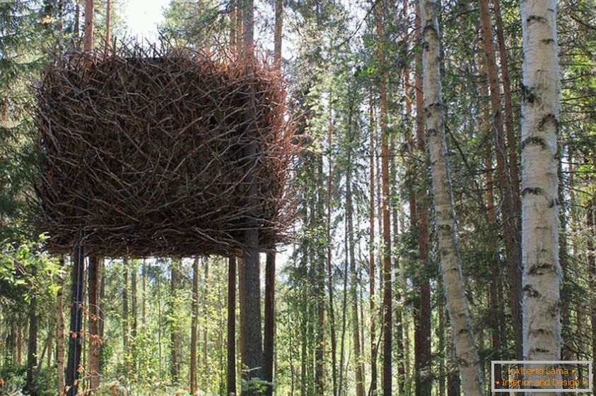 Das Vogelnest Baumhaus (Швеция)