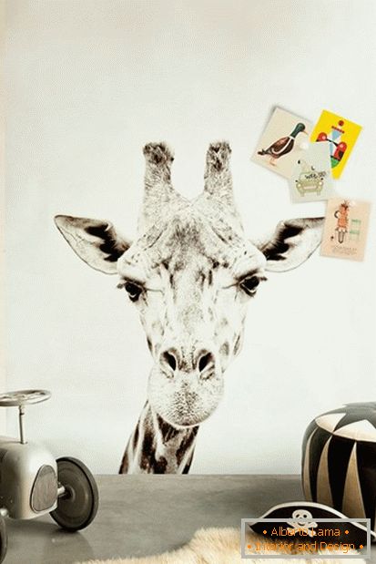 Fototapeten mit Giraffe