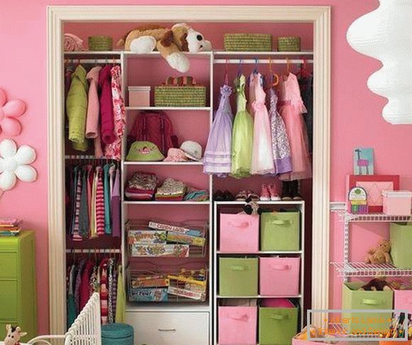 Garderobensystem für Kinder