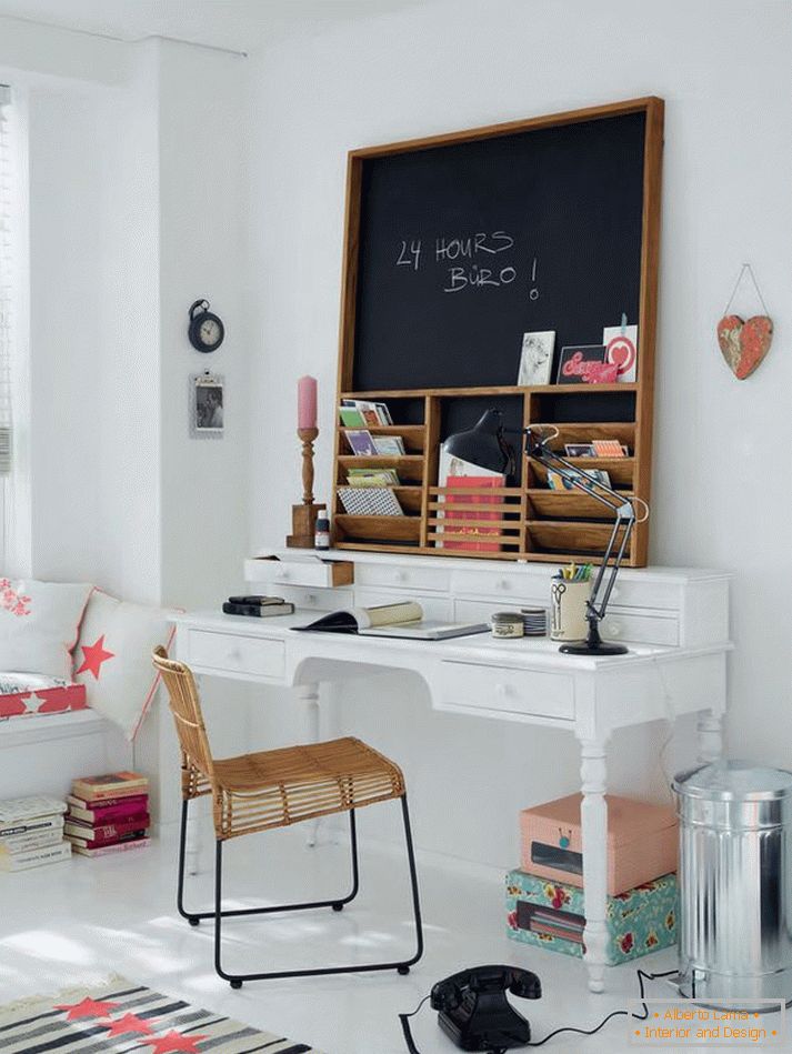 Wieder skandinavischer Stil im Home-Office-Design
