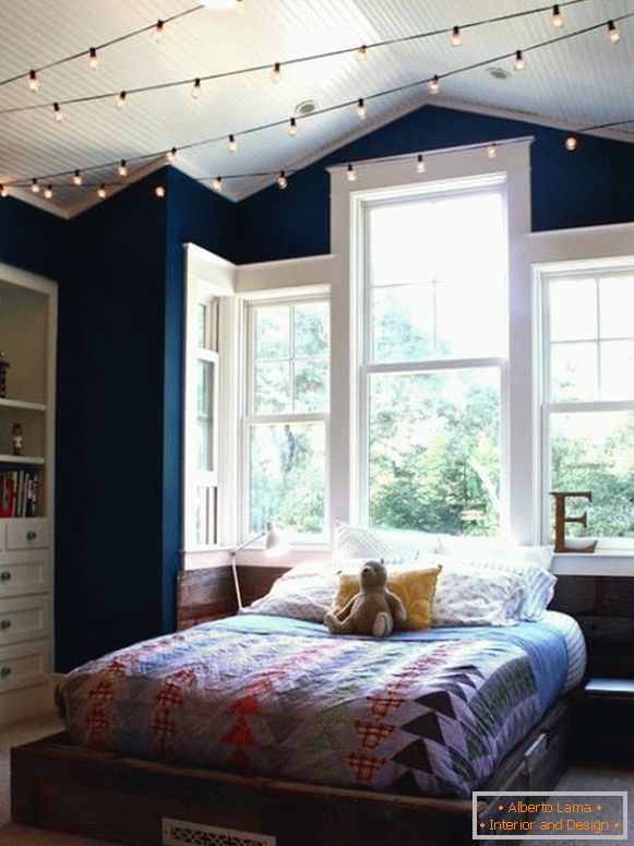 Schlafzimmerbeleuchtung mit LED-Leuchten