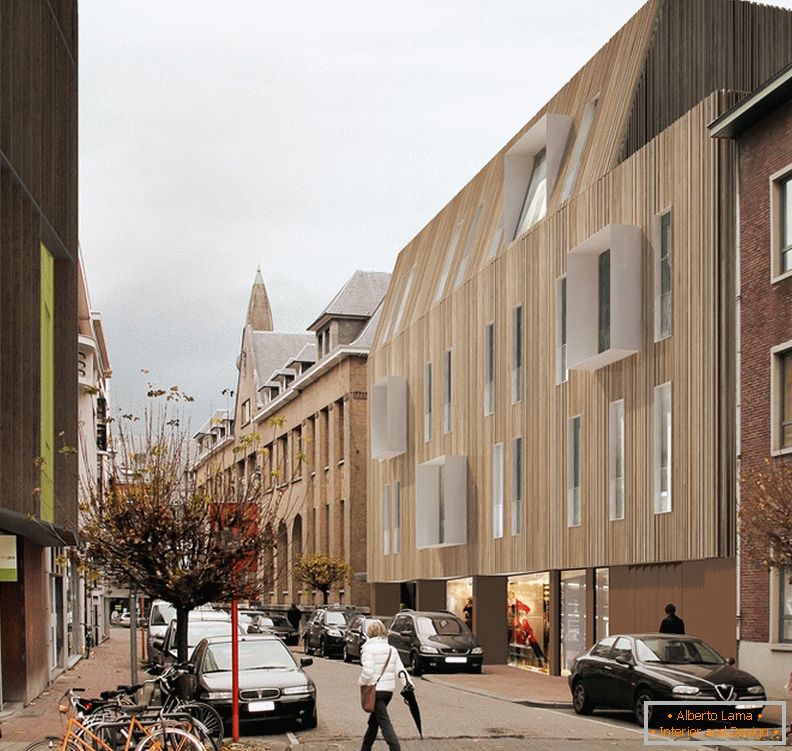 A2o Architecten, Renovierung der Fassade des öffentlichen Gebäudes in Belgien