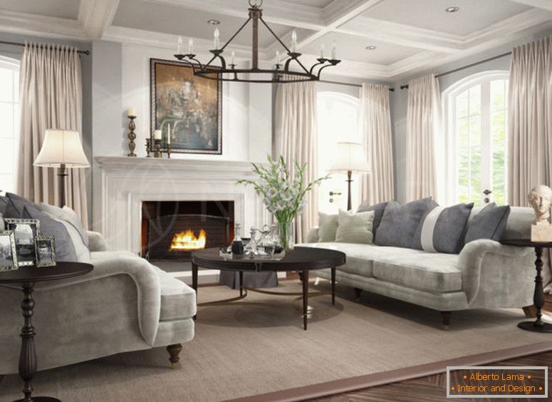 Amerikanischer stil im interieur - 75 fotos von designideen