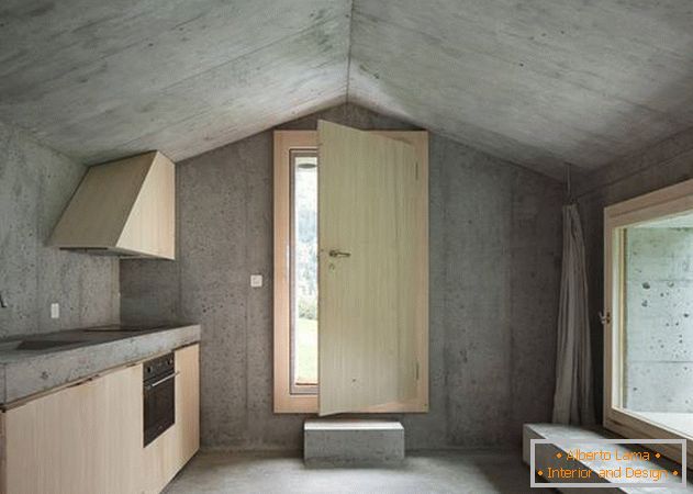 Betonhaus im minimalistischen Stil
