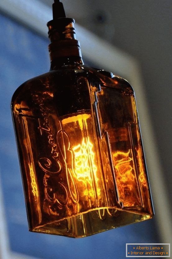 Lampe für eine Lampe aus einer Flasche