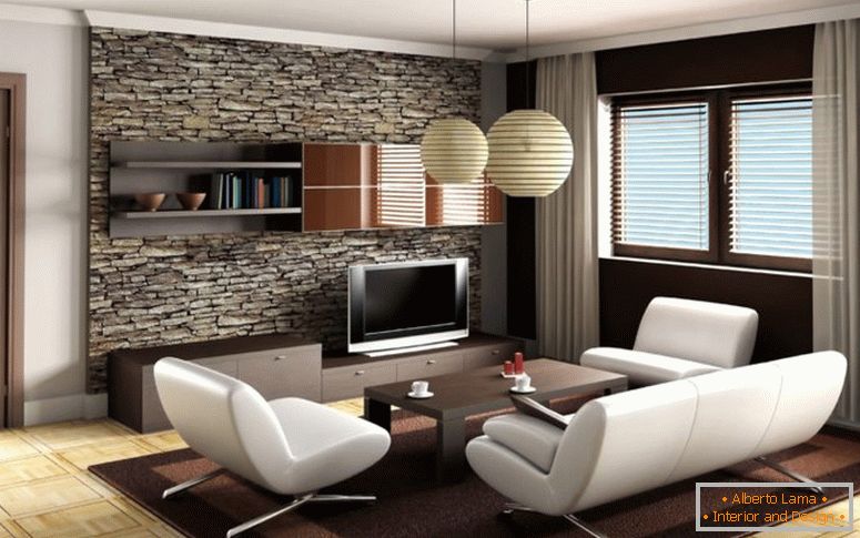 Wohnzimmer mit modernem Design