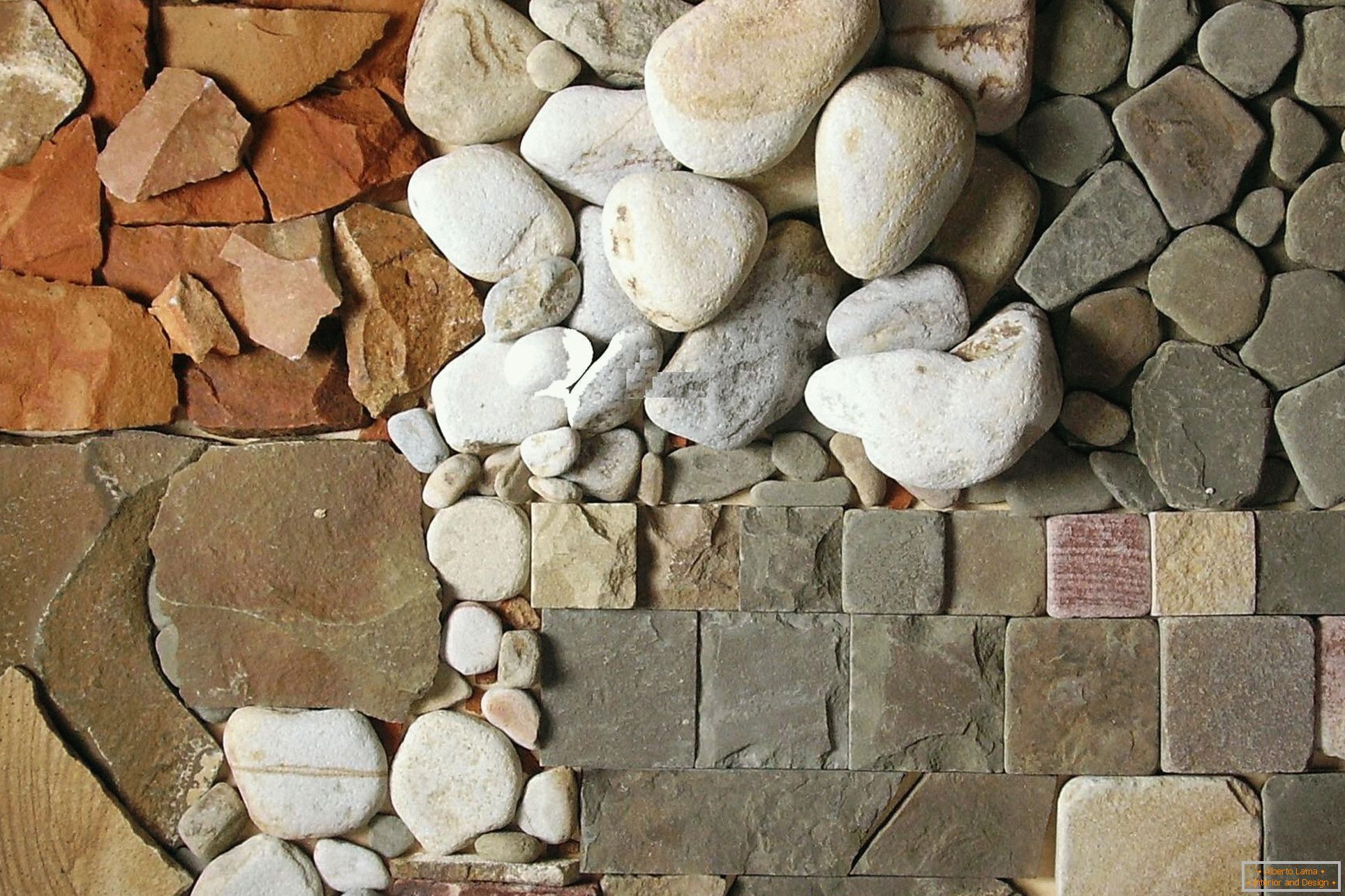Arten von Stein für die Wanddekoration 