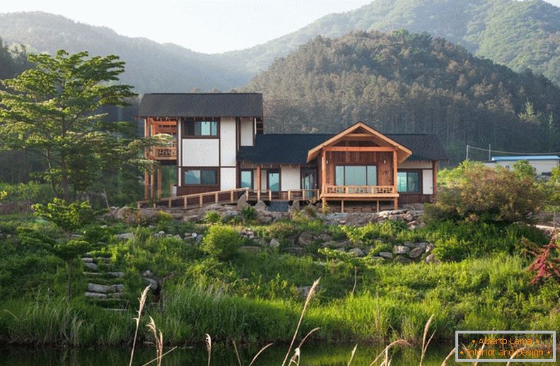 Land Holzhaus in Korea