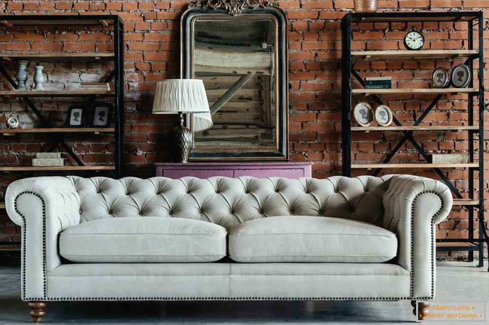 Sofa im Loft-Stil