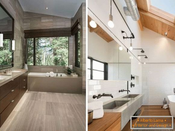 Badezimmer des modernen Designs in der asiatischen Art