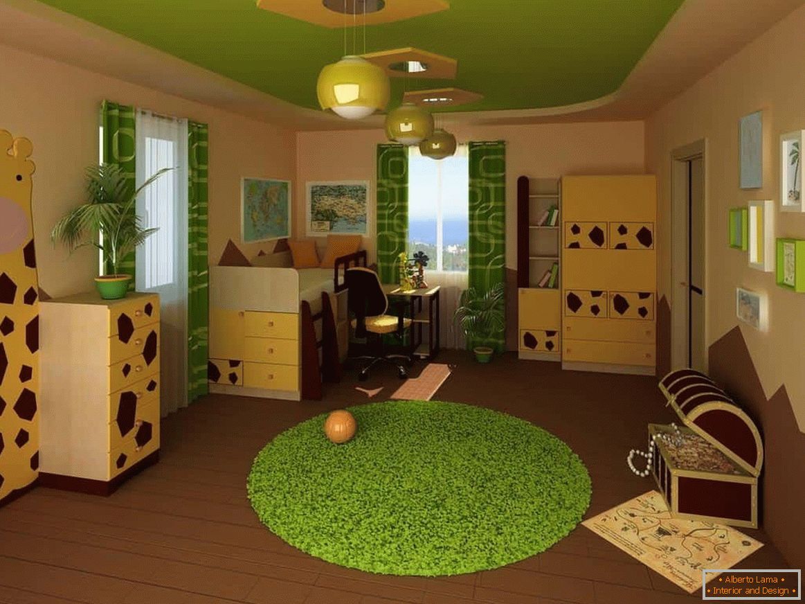 Gelbgrünes Zimmer