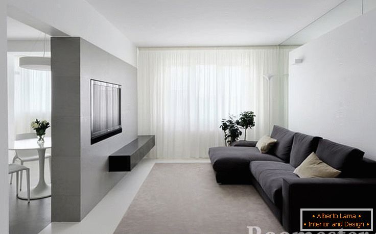 Wohnzimmer im minimalistischen Stil