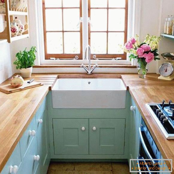 kleine Küche Design 5 qm Foto