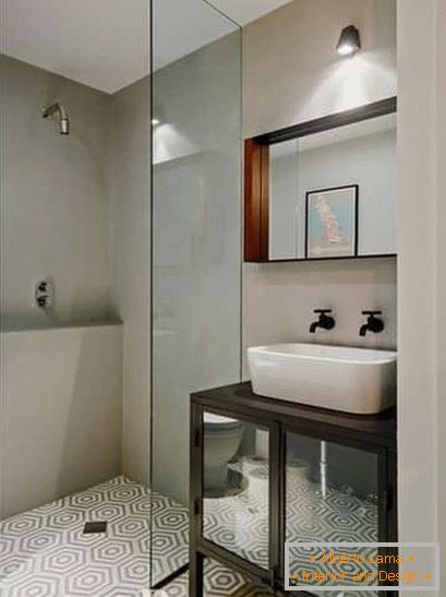 Stilvolles Design in einem kleinen Badezimmer
