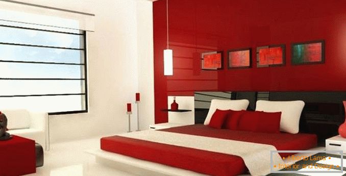 rotes Schlafzimmer Design, Foto 24