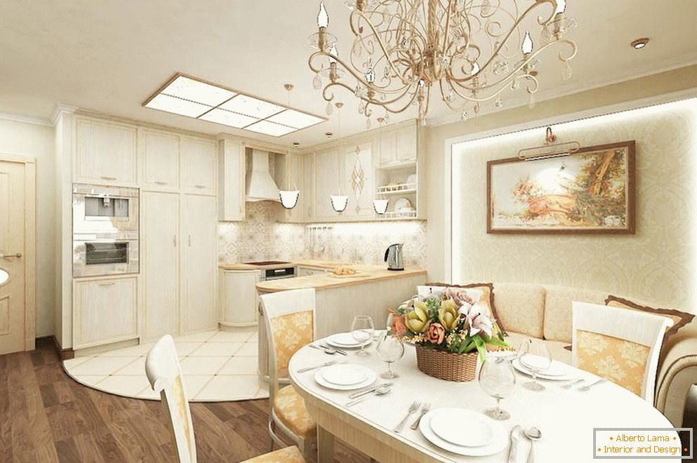 Küche-Wohnzimmer-Design