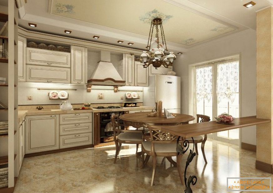 Küchenstudio im provenzalischen Stil