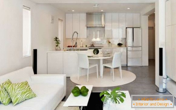 Küche Design des Wohnzimmers in einem modernen Stil Foto, Foto 27