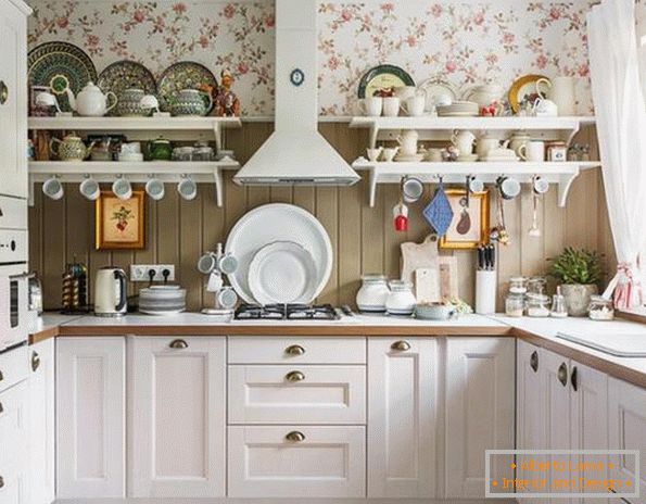 kleine Küche in einem Privathaus дизайн фото