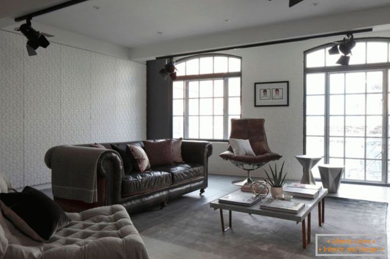 Luxus-Loft-Apartment-Wohnzimmer-Design