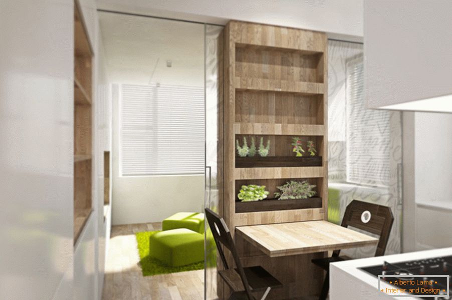Apartment Design Transformator: Essbereich in der Küche
