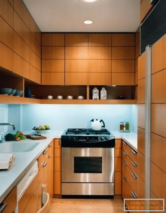 Küchenfoto 6 qm im modernen minimalistischen Stil