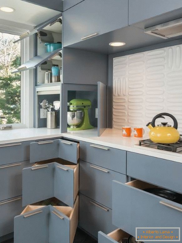 Kleine Eckküchen - Fotoauswahl von schönem Design