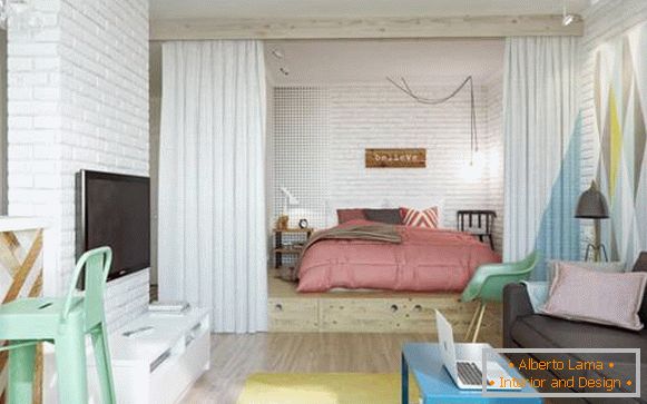 Stilvolle moderne Design-Studio-Apartments 45 qm