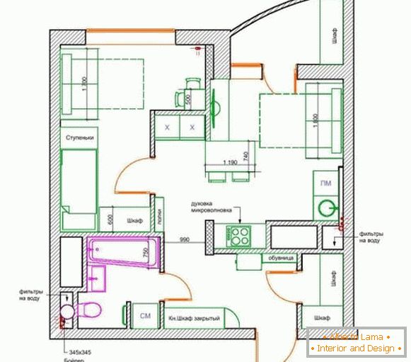 Design Wohnung-42-qm-Plan
