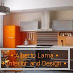 Küche im minimalistischen Stil