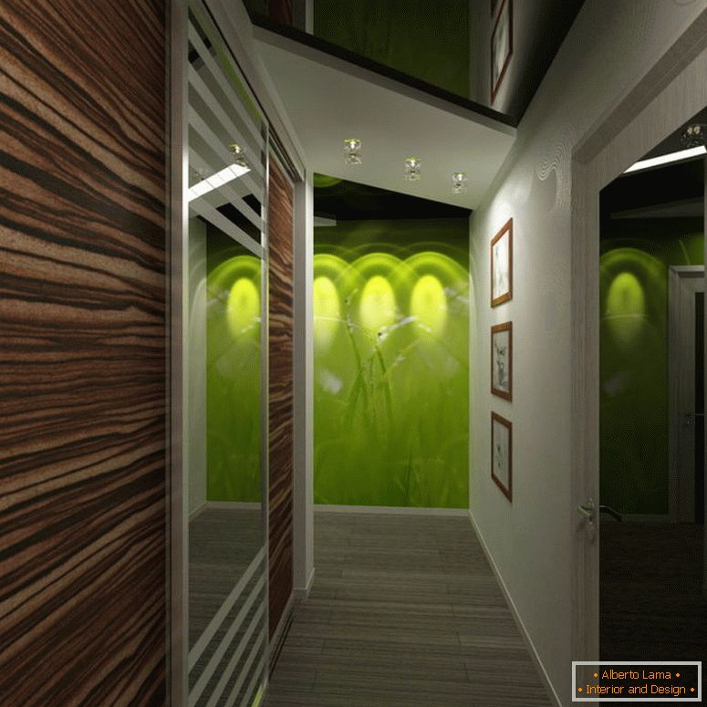 Foto-5-Original-Anwendung-kombiniert-Wallpaper-in-the-Korridor