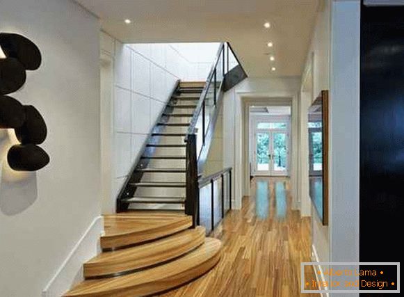 Flur Design im Haus mit einer Treppe, Foto 16