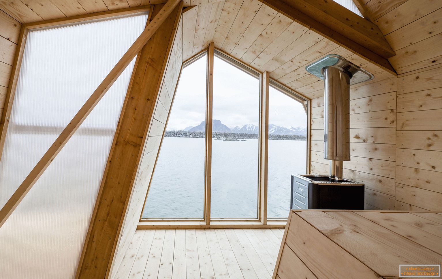 Design einer Fischerhütte in Norwegen