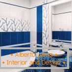Indigo Farbe im Badezimmer Design