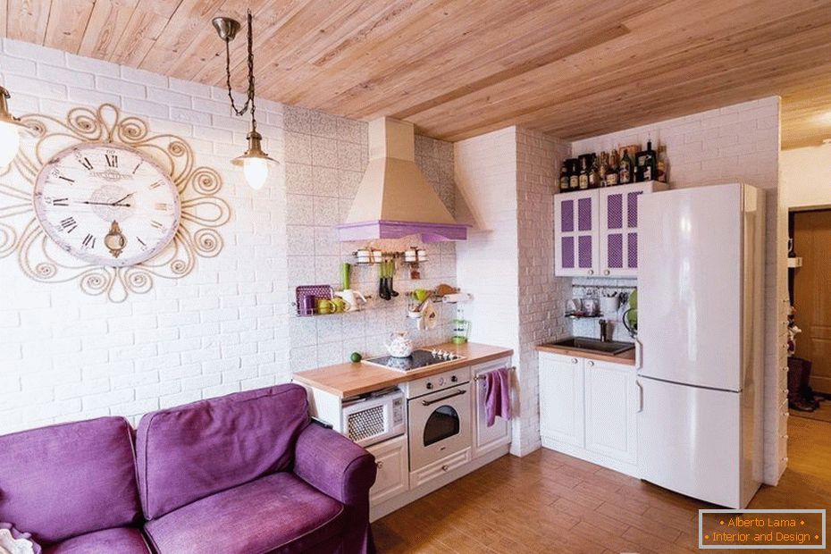 Provence Stil in einer kleinen Wohnung