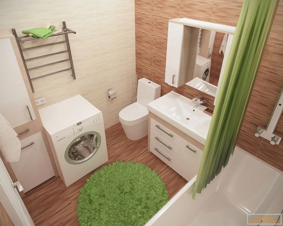 Schönes Badezimmer Design 5 qm