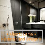 Badezimmerdesign in Schwarz