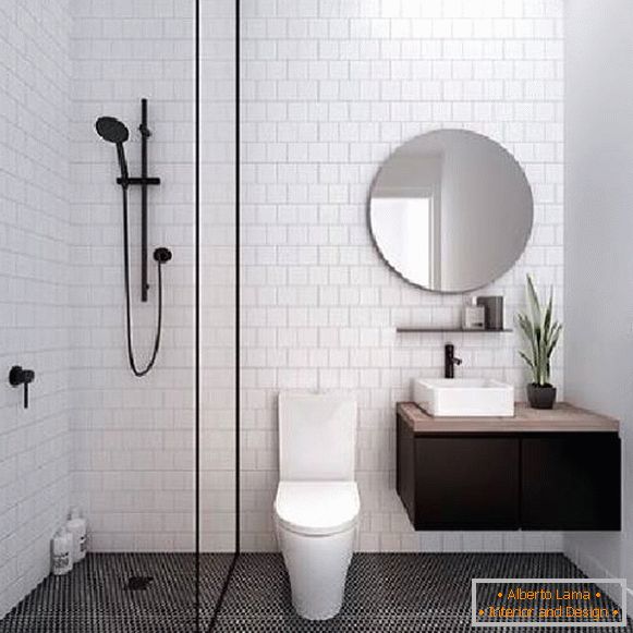 Design des Badezimmers mit Toilette, Foto 23