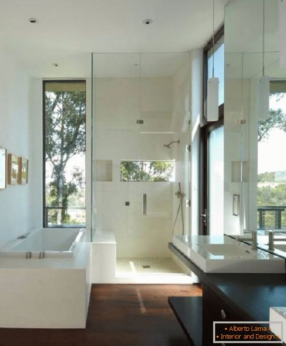 Design der Badezimmer, kombiniert mit einer Toilette Foto, Foto 28