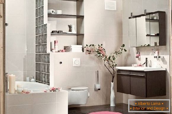 WC kombiniert mit einem Badezimmer Design Foto, Foto 40
