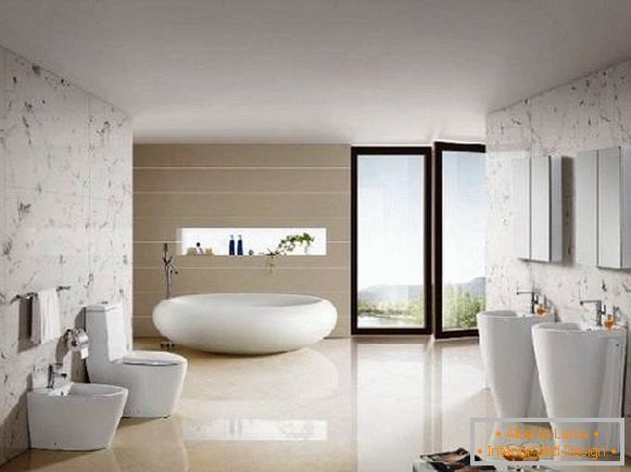 Design des Badezimmers mit Toilette, Foto 41