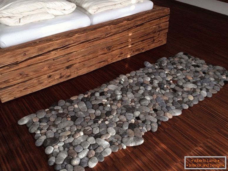 Teppich aus Steinen