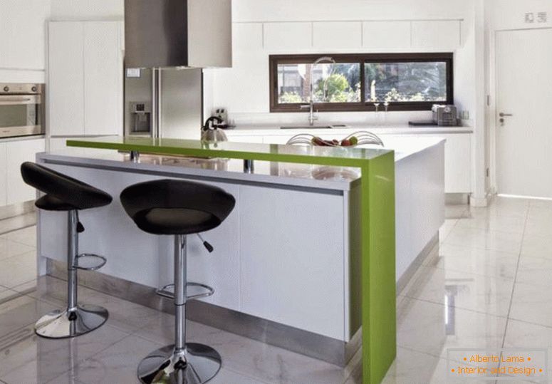 comely-white-kitchen-bar-set-mit-dekorativen-schwarz-hocker-auch-grün-bar-tisch-akzent-inspiration
