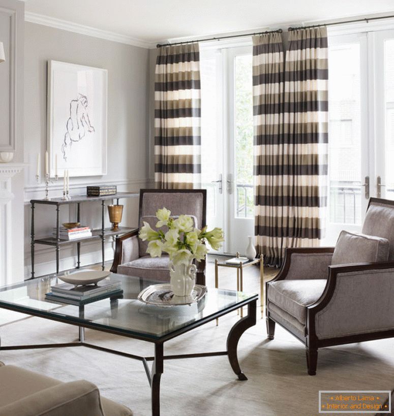 glamorous-curtains-for-french-doors-trend-chicago-traditional-Wohnzimmer-image-ideas-with-area-rug-artwork-Balkon-baseboards-chairs-coffee-table-crown-molding-drapes-fireplace-mantel-floral