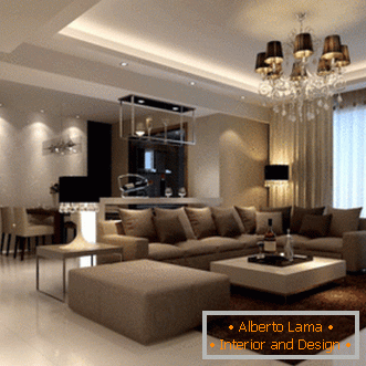 Wohnzimmer im italienischen stil - 75 fotos von design-ideen