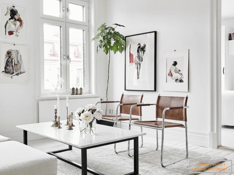 Skandinavisch-Sommer-Stil-Interior_Living-Room_Leder-Stühle