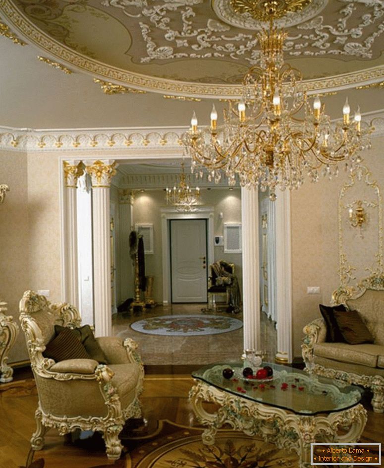 Barockes wohnzimmer - 75 fotos von außergewöhnlichem design