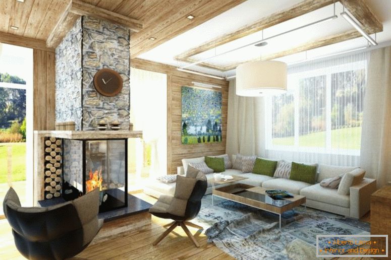 Wohnzimmer im chalet-stil - 70 fotos des ursprünglichen