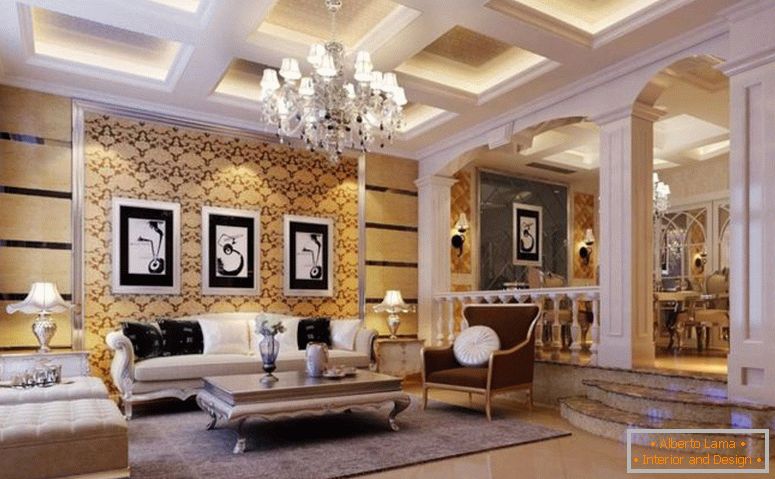 Wohnzimmer im arabischen Stil